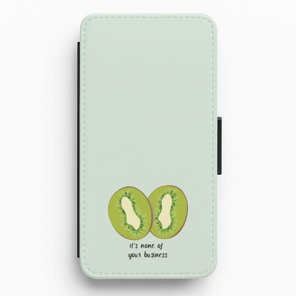 It's None Of Your Business - Harry Flip / Wallet Phone Case