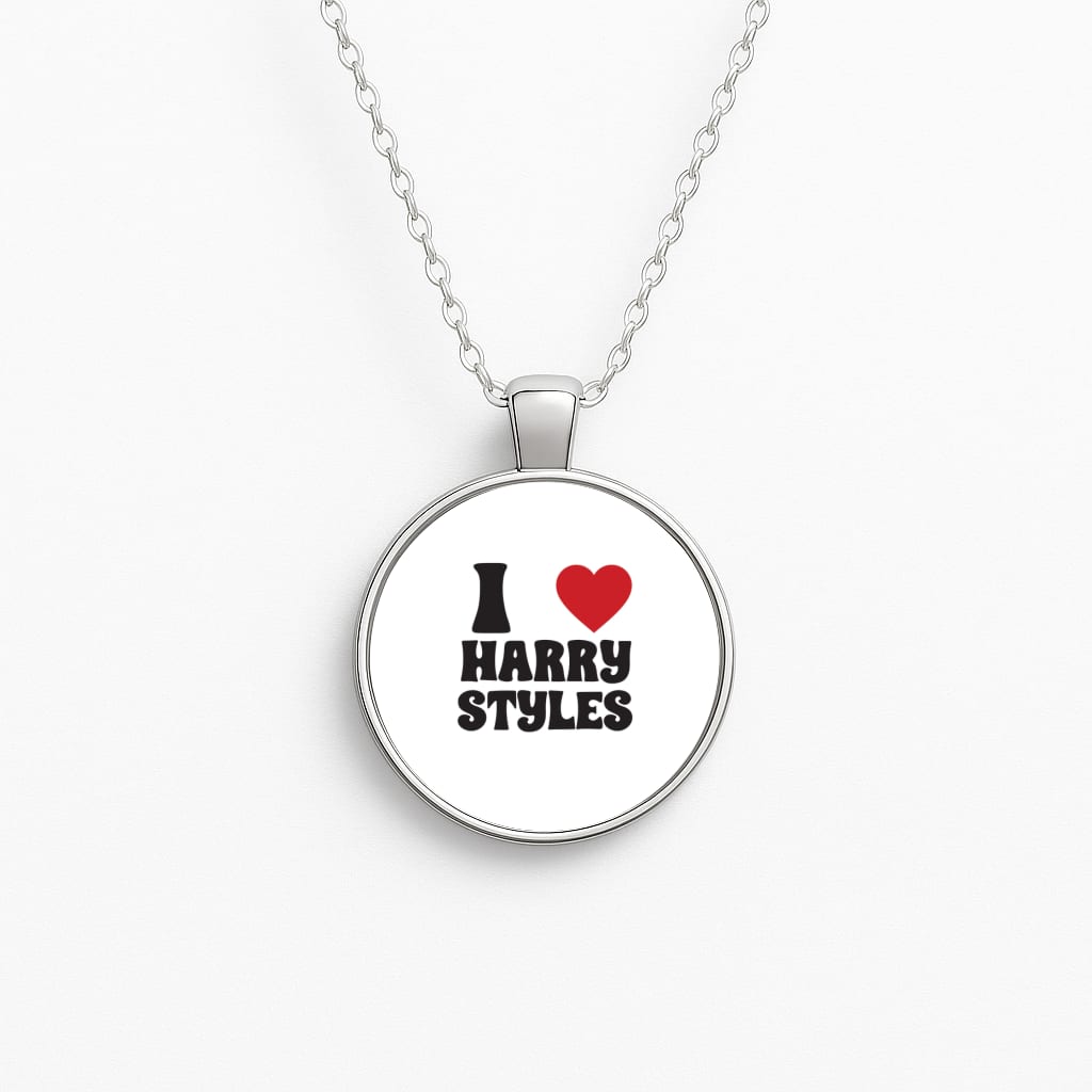 I Love Harry Circle Necklace