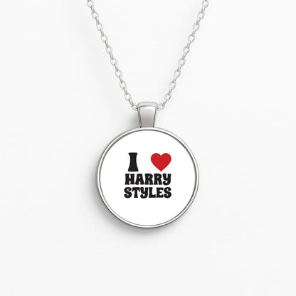 I Love Harry Circle Necklace