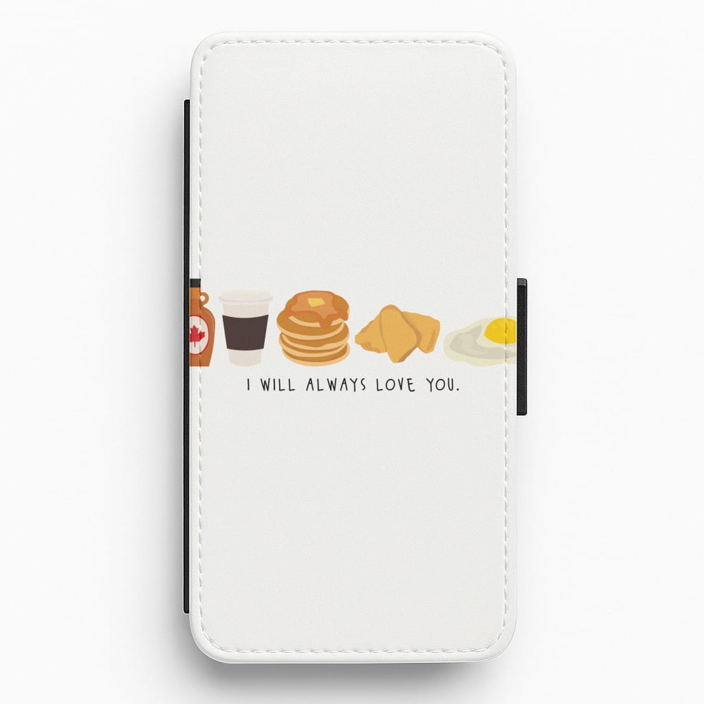 I Will Always Love You - Harry Flip / Wallet Phone Case