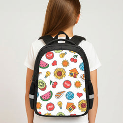 Harry Stickers Pattern Backpack
