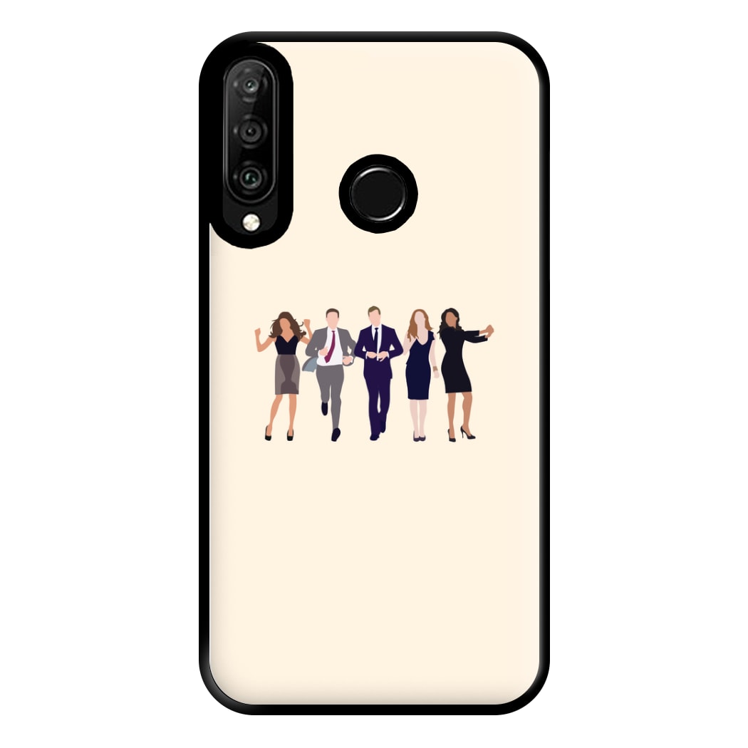 Whole Cast - Suits Phone Case for Huawei P30 Lite