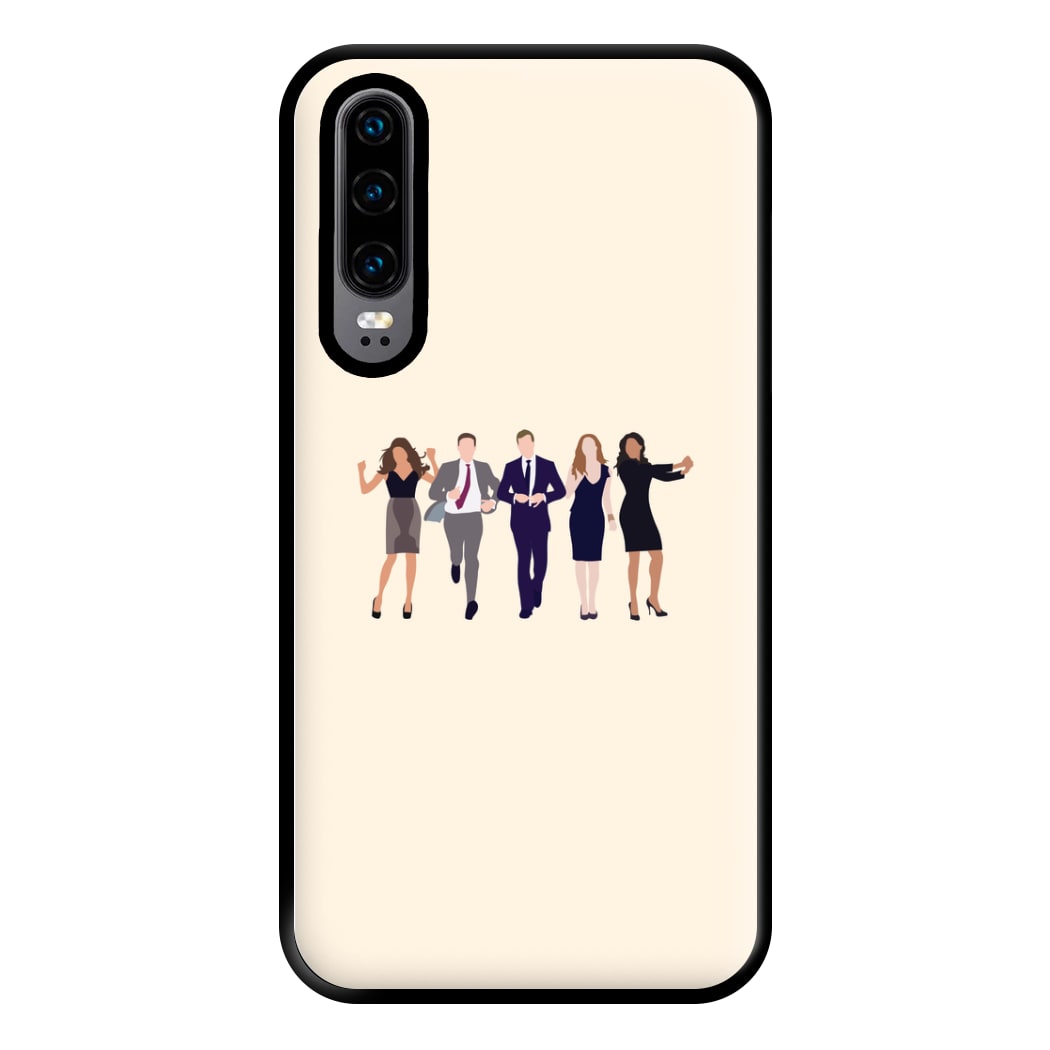 Whole Cast - Suits Phone Case for Huawei P30