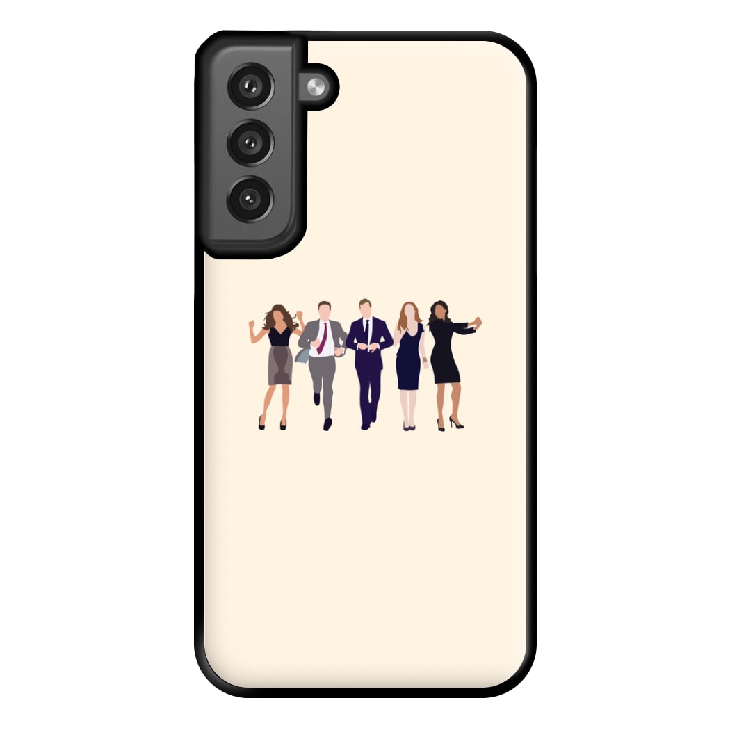 Whole Cast - Suits Phone Case for Galaxy S21FE