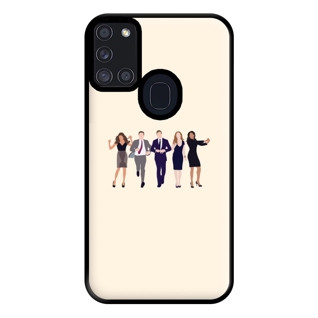 Whole Cast - Suits Phone Case for Galaxy A21s