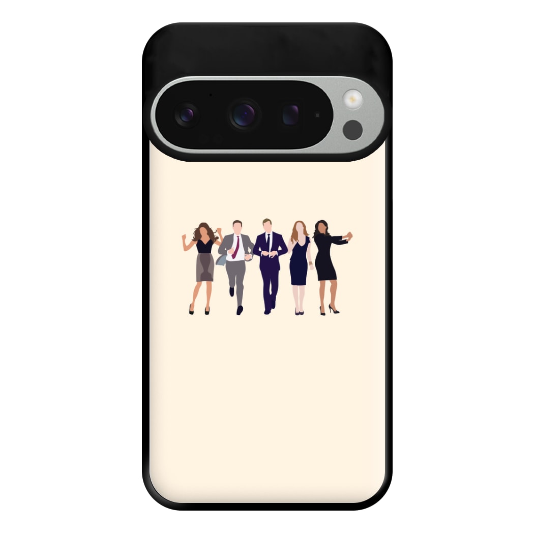 Whole Cast - Suits Phone Case for Google Pixel 9 Pro XL