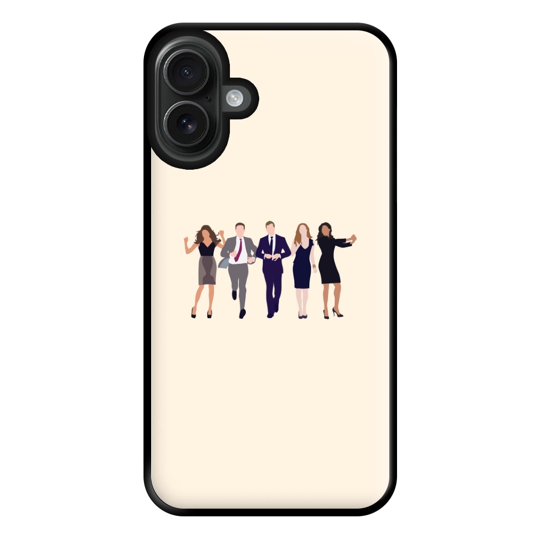 Whole Cast - Suits Phone Case for iPhone 16 Plus