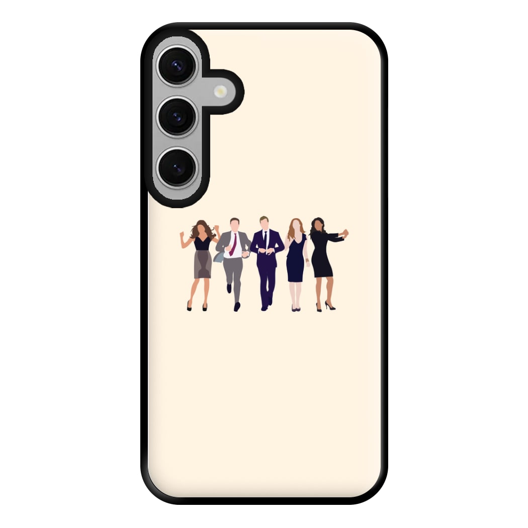 Whole Cast - Suits Phone Case for Galaxy S24FE