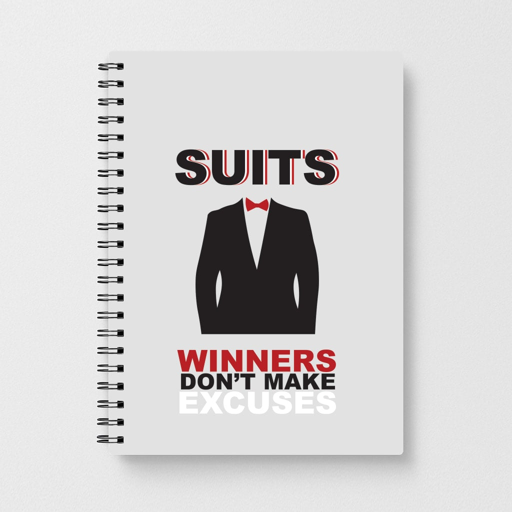 Winners Don't Make Excuses Notebook
