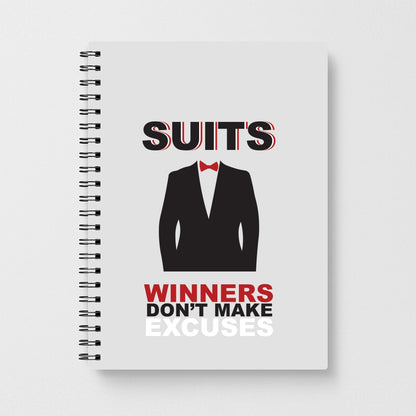 Winners Don't Make Excuses Notebook