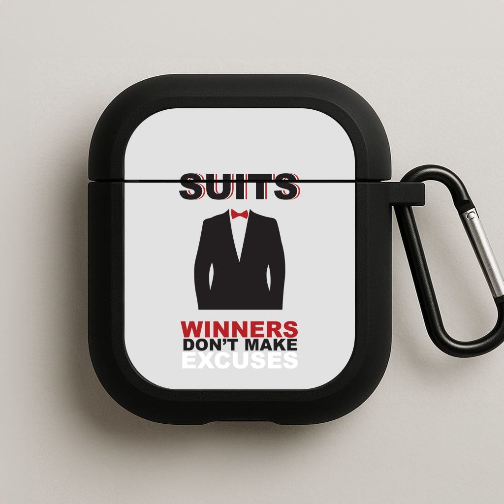 Winners Don't Make Excuses - Suits AirPods Case