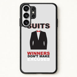 Winners Don't Make Excuses Phone Case for Galaxy S26 Ultra