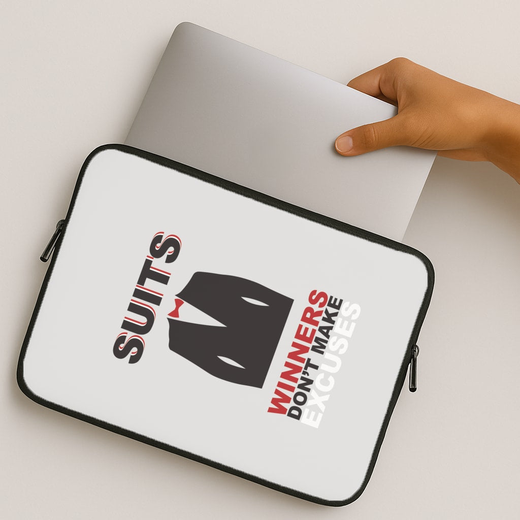 Winners Don't Make Excuses MacBook Case
