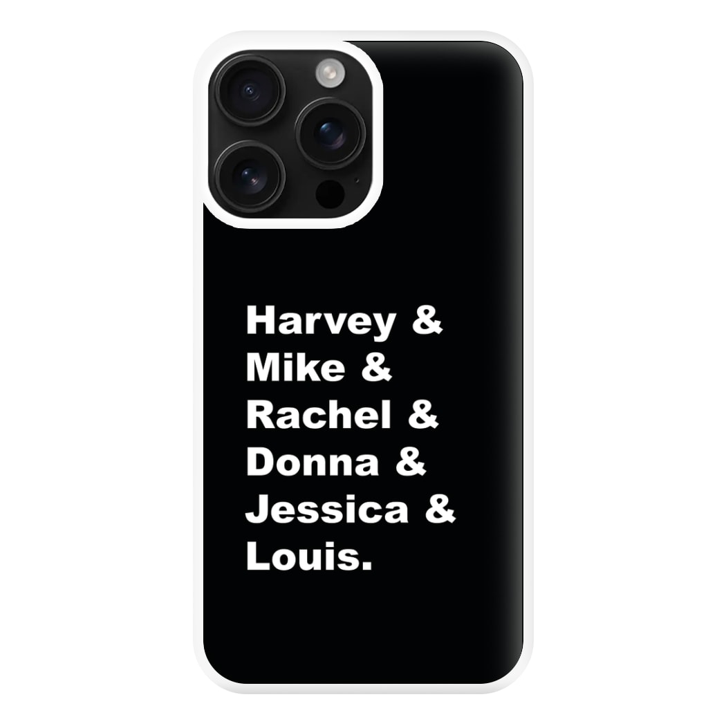 Character Names Phone Case