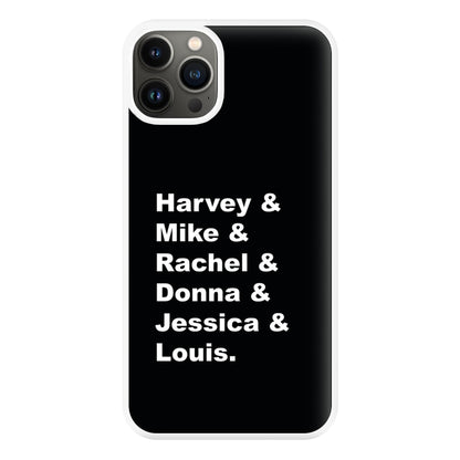 Character Names Phone Case for iPhone 13