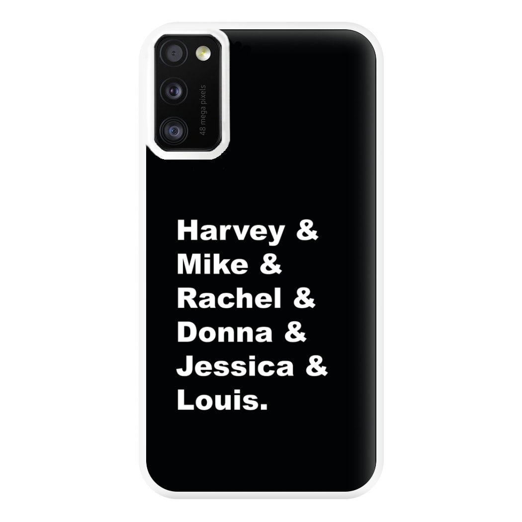 Character Names Phone Case for Galaxy A41