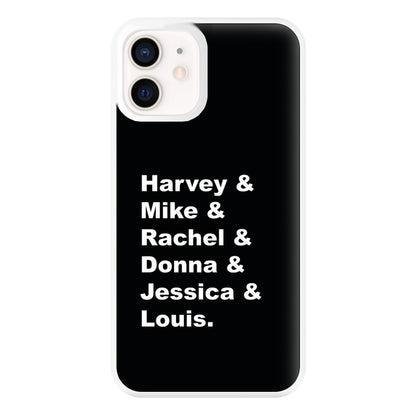 Character Names Phone Case for iPhone 13 Mini