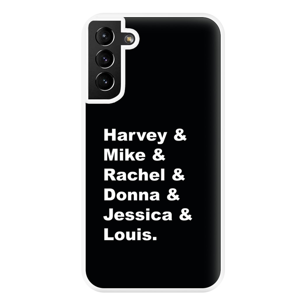 Character Names Phone Case for Galaxy S21 Plus