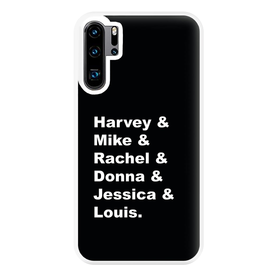 Character Names Phone Case for Huawei P30 Pro