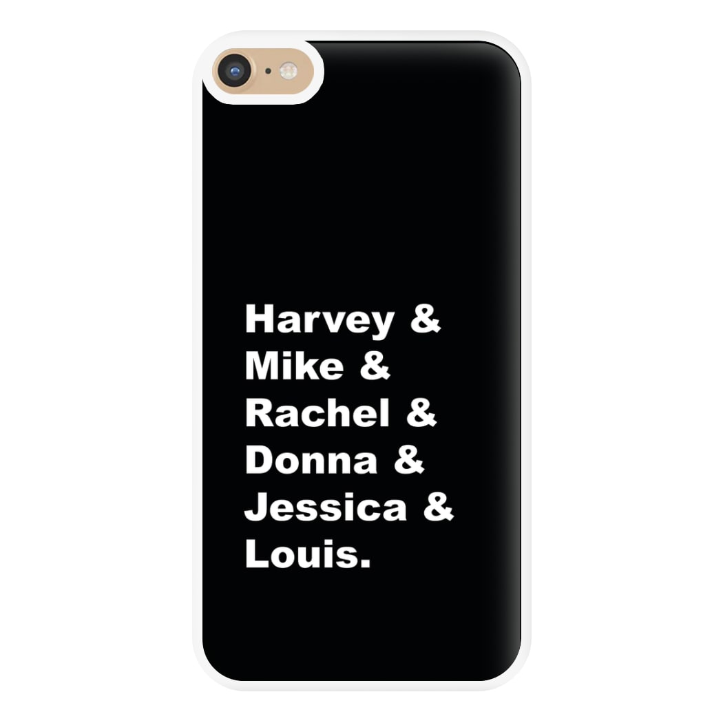 Character Names Phone Case for iPhone 6 Plus / 7 Plus / 8 Plus