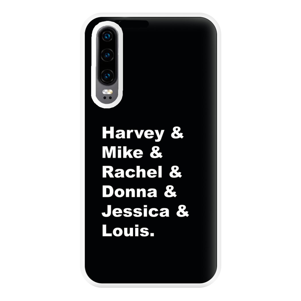 Character Names Phone Case for Huawei P30