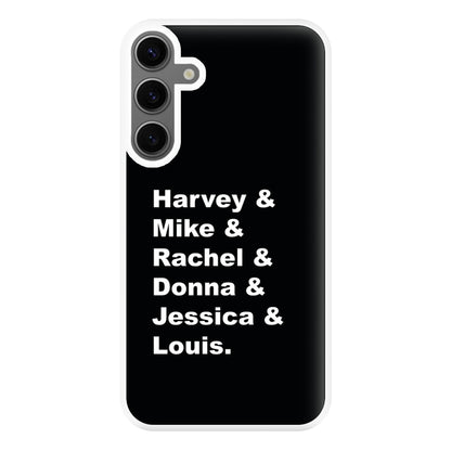 Character Names Phone Case for Galaxy S24FE