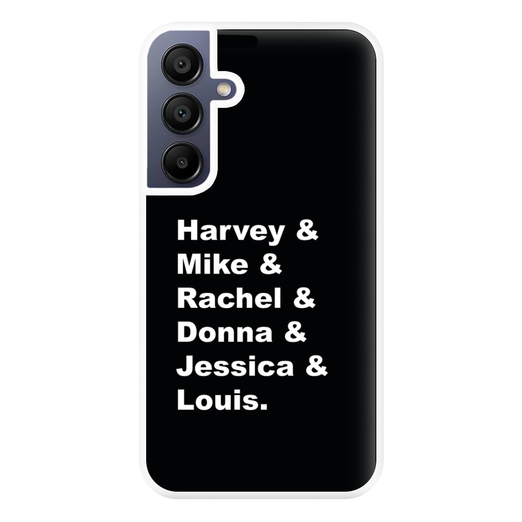 Character Names Phone Case for Galaxy A16