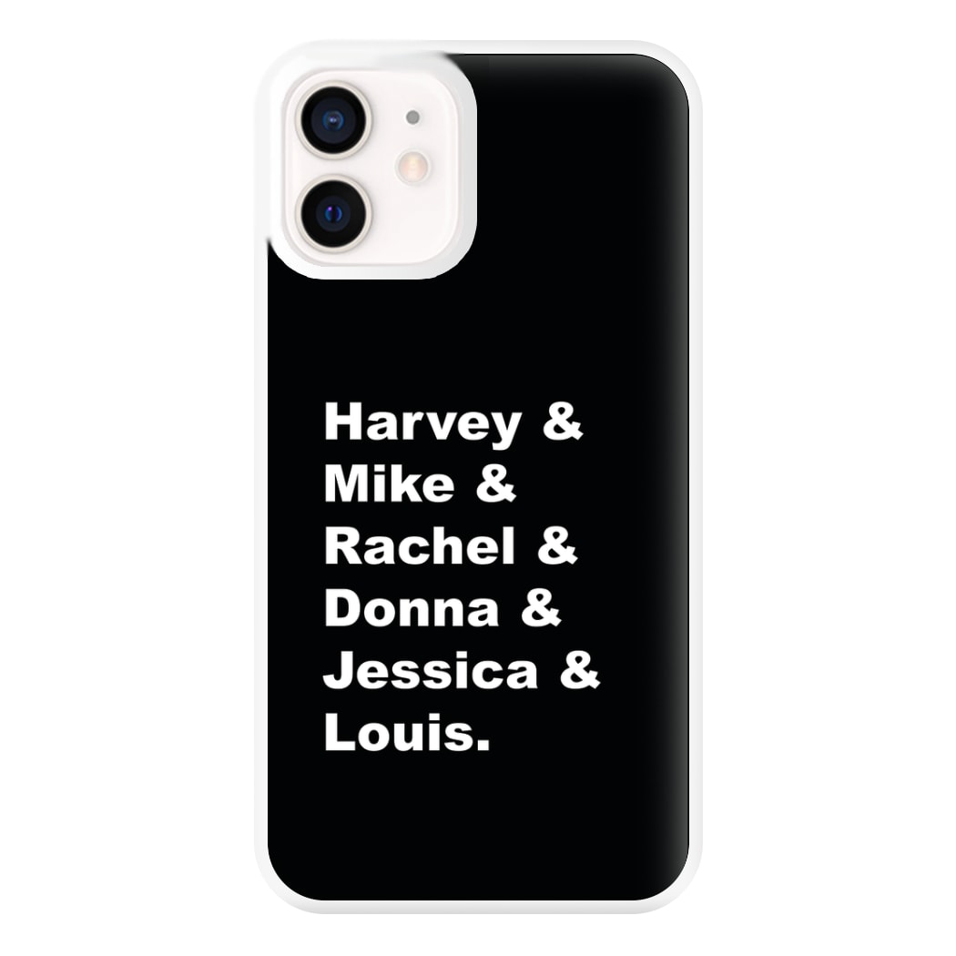 Character Names Phone Case for iPhone 12 Mini