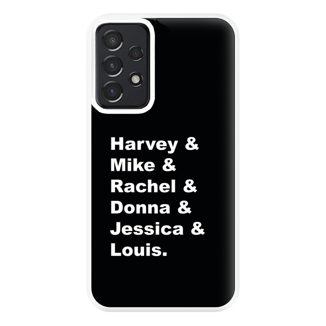 Character Names Phone Case for Galaxy A52 / A52s