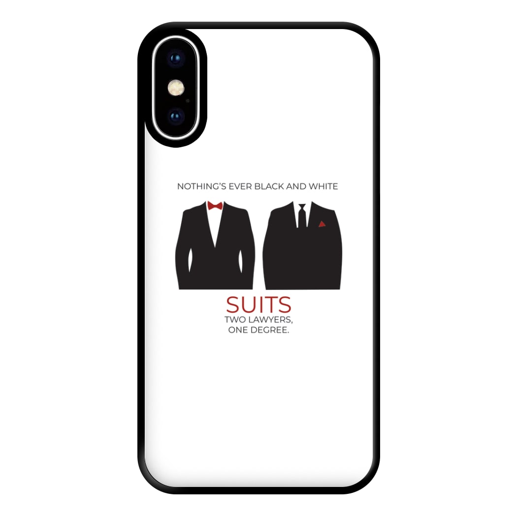 Nothings Ever Black And White Phone Case for iPhone XS Max