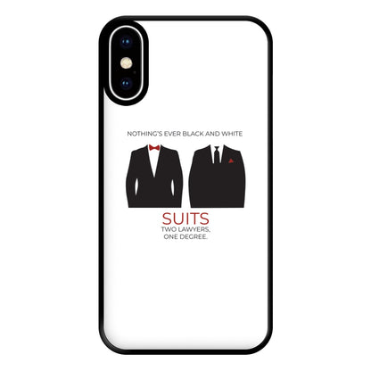 Nothings Ever Black And White Phone Case for iPhone XS Max