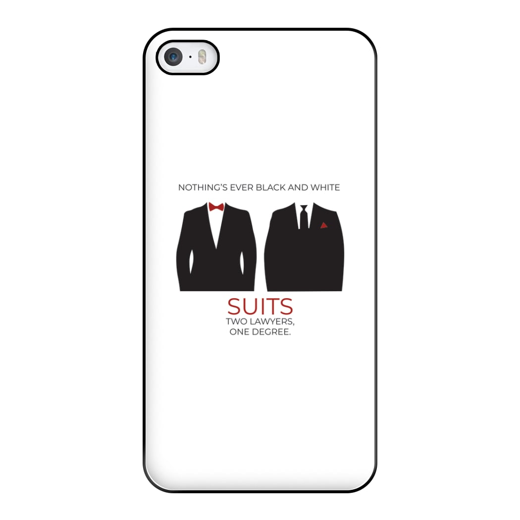 Nothings Ever Black And White Phone Case for iPhone 5 / 5s / SE 2016