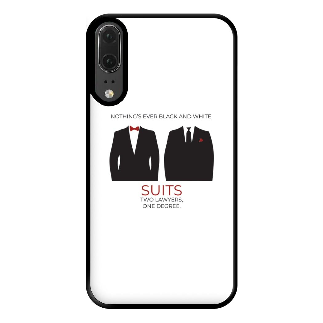 Nothings Ever Black And White Phone Case for Huawei P20