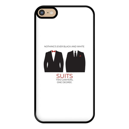 Nothings Ever Black And White Phone Case for iPhone 6 Plus / 7 Plus / 8 Plus