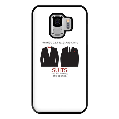 Nothings Ever Black And White Phone Case for Galaxy S9 Plus