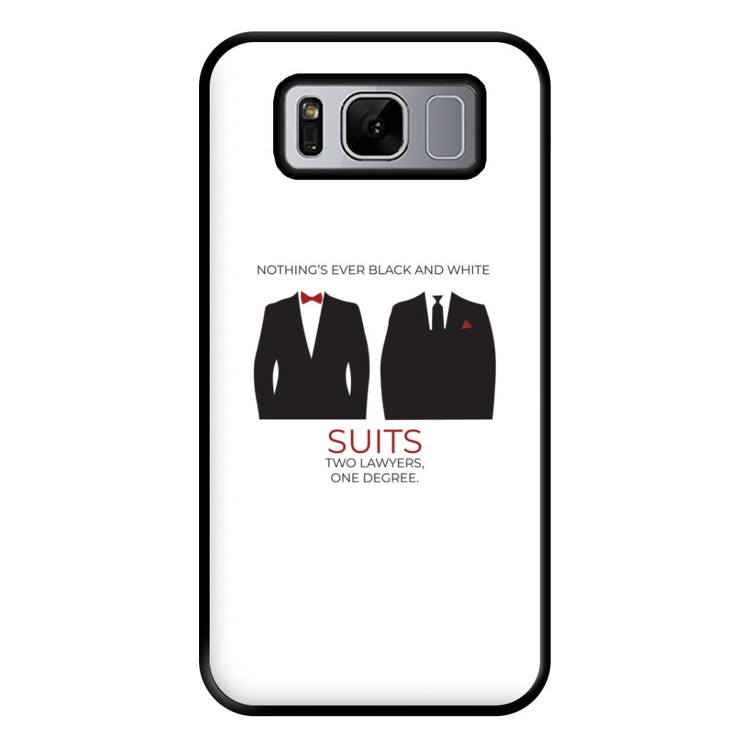 Nothings Ever Black And White Phone Case for Galaxy S8 Plus