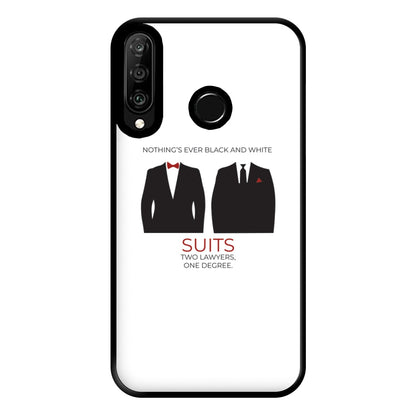 Nothings Ever Black And White Phone Case for Huawei P30 Lite