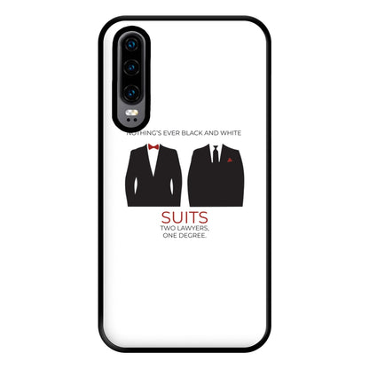 Nothings Ever Black And White Phone Case for Huawei P30