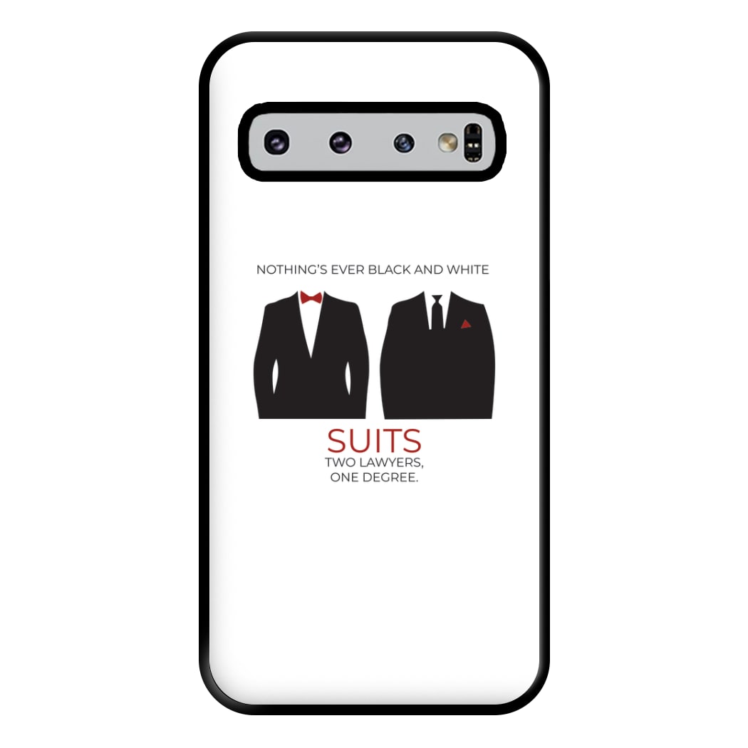 Nothings Ever Black And White Phone Case for Galaxy S10 Plus