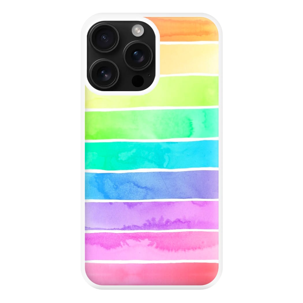 Summer Rainbow Stripes Phone Case