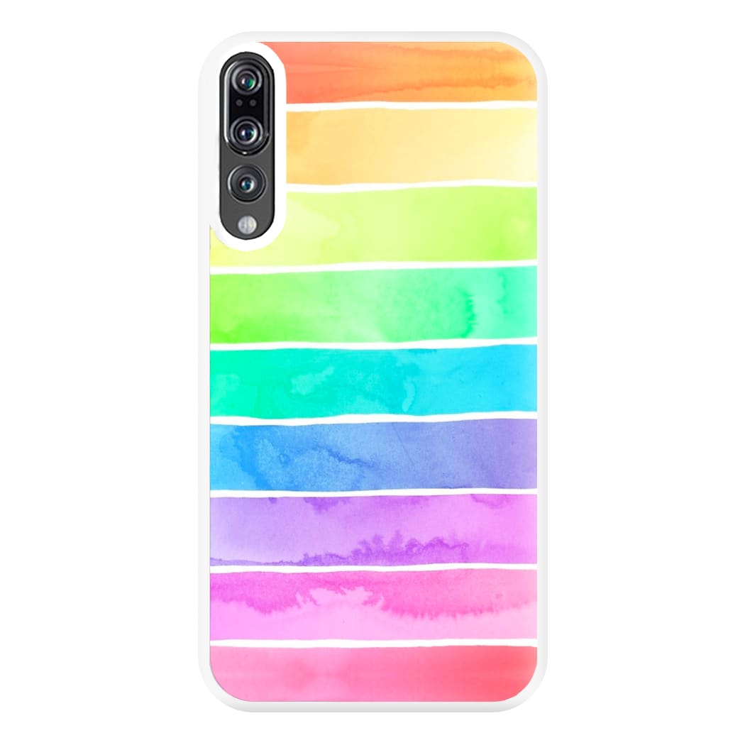 Summer Rainbow Stripes Phone Case for Huawei P20 Pro