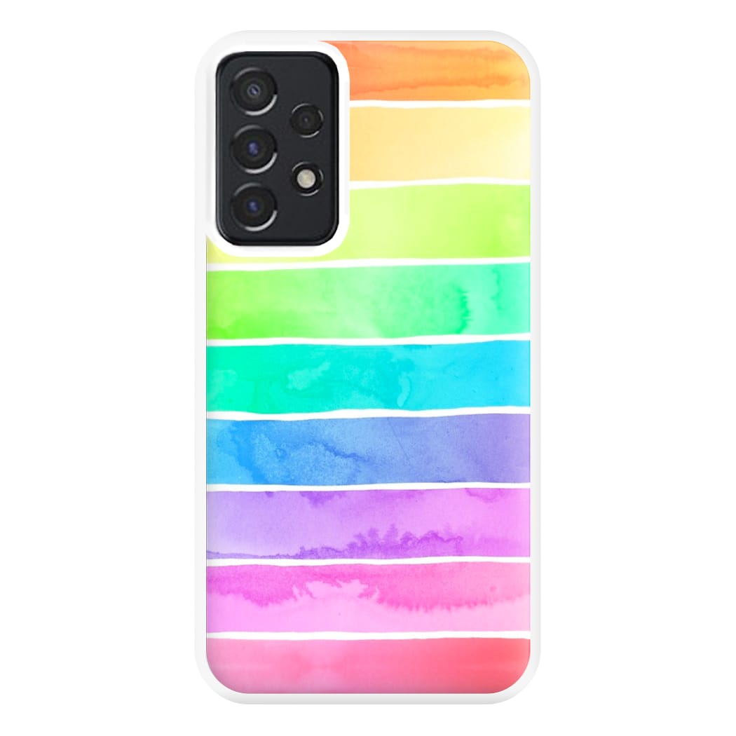 Summer Rainbow Stripes Phone Case for Galaxy A52 / A52s