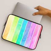 Summer Rainbow Stripes Laptop Sleeve 2