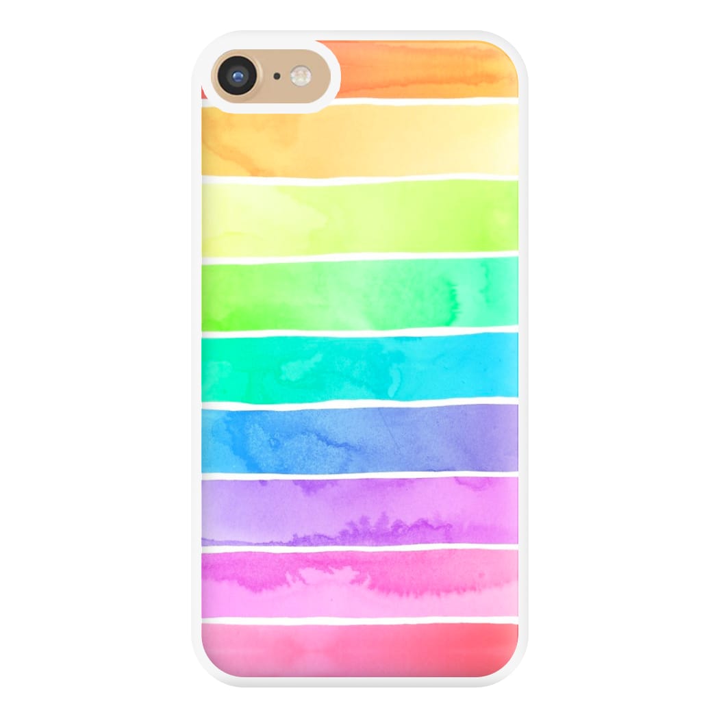 Summer Rainbow Stripes Phone Case for iPhone 6 / 7 / 8 / SE