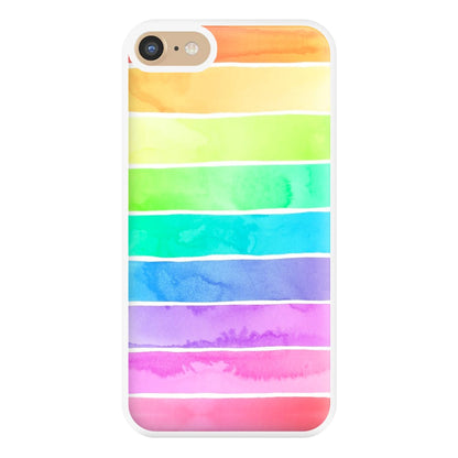 Summer Rainbow Stripes Phone Case for iPhone 6 / 7 / 8 / SE