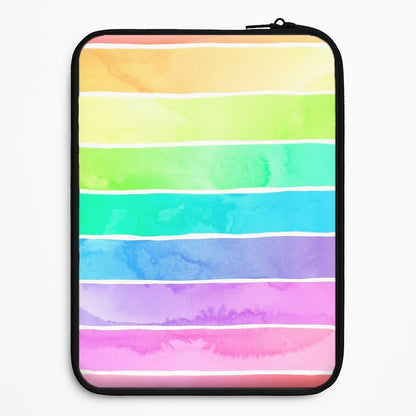 Summer Rainbow Stripes Universal Laptop Sleeve