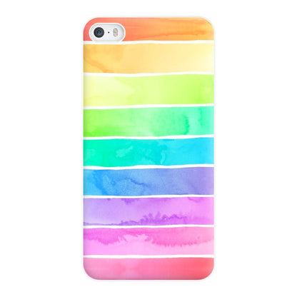 Summer Rainbow Stripes Phone Case for iPhone 5 / 5s / SE 2016