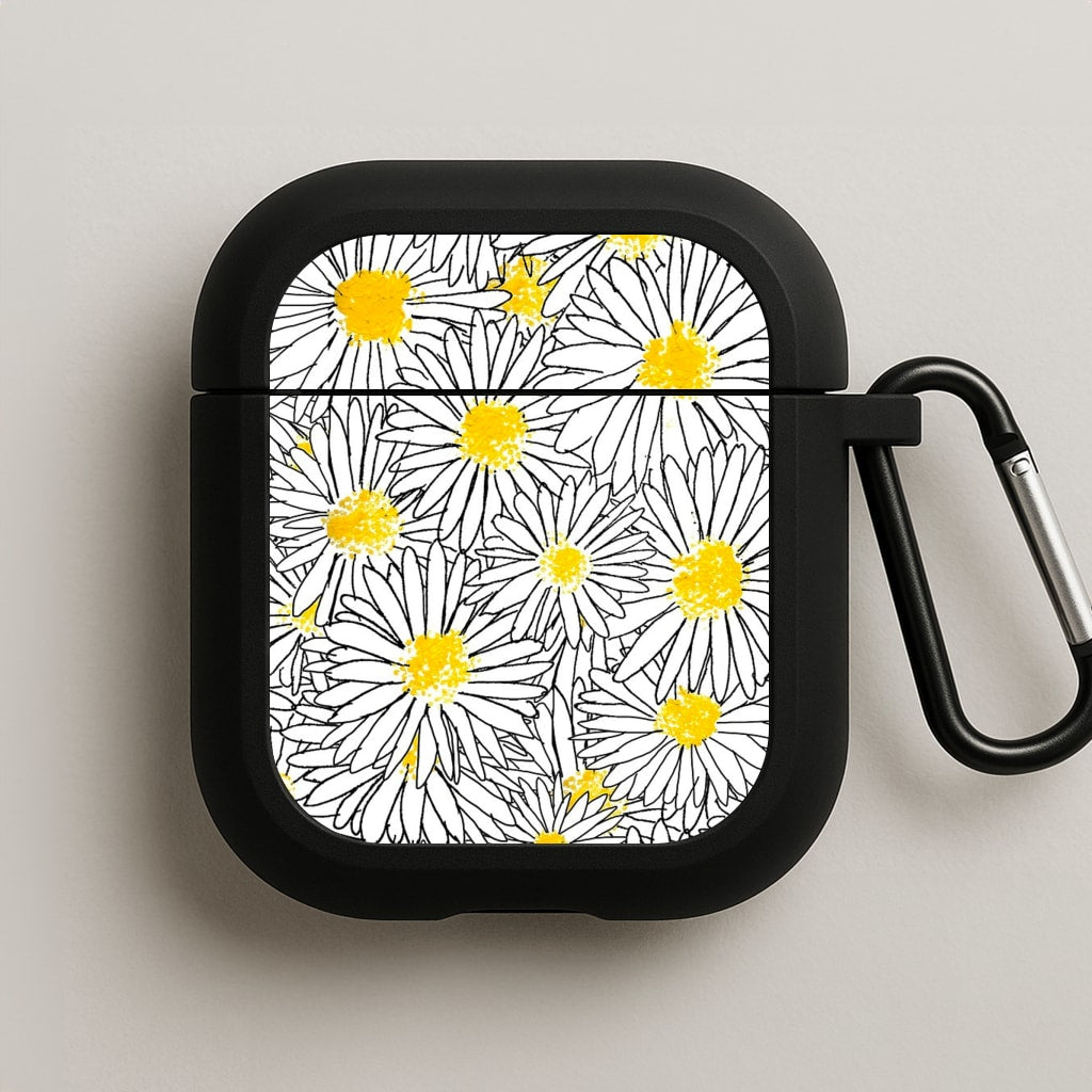 Cute Daisy Pattern AirPods Case