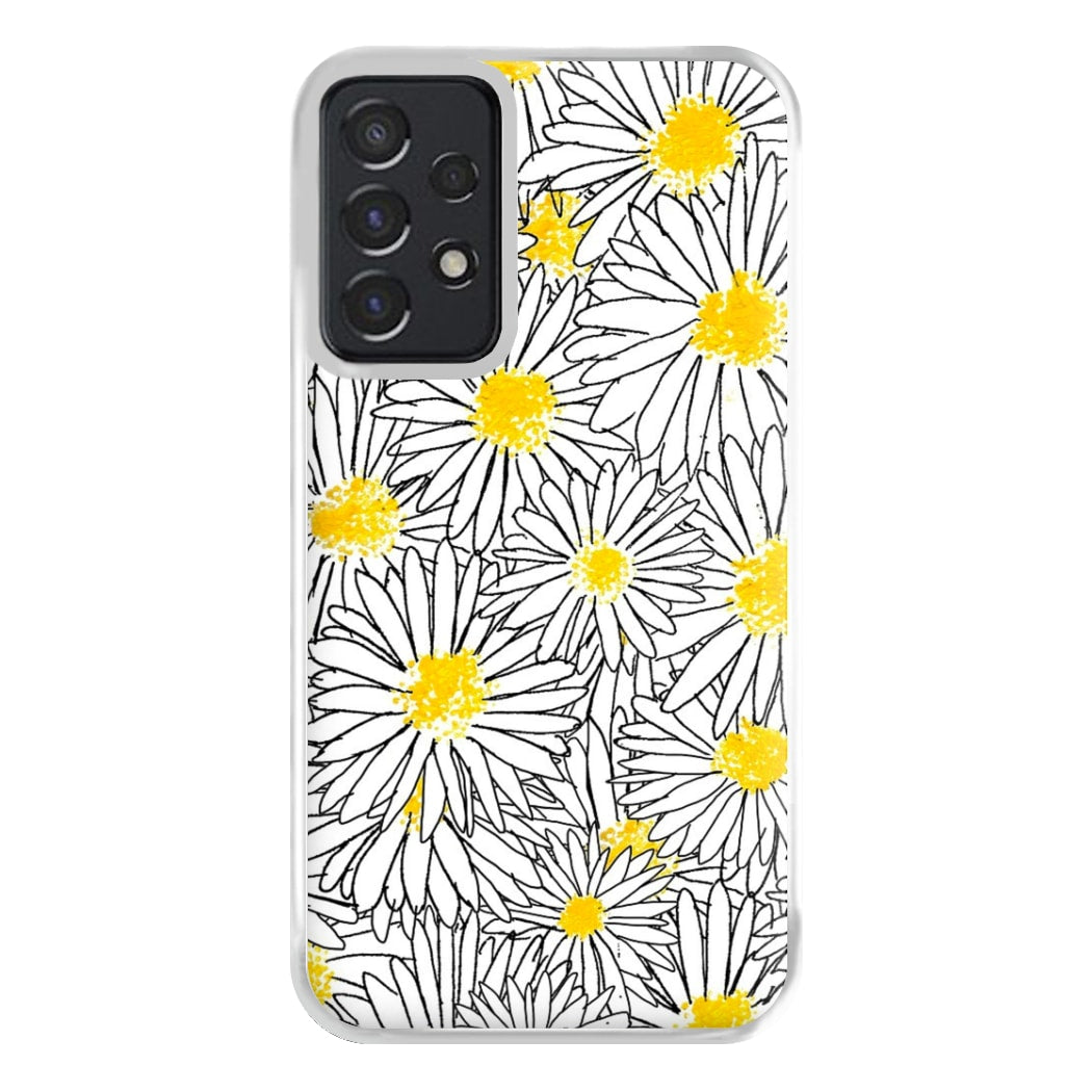 Cute Daisy Pattern Phone Case for Galaxy A52 / A52s