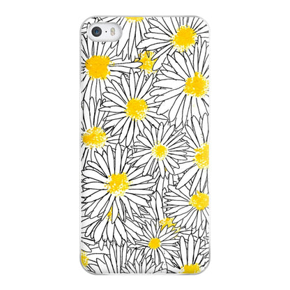 Cute Daisy Pattern Phone Case for iPhone 5 / 5s / SE 2016